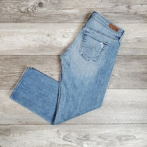 AG Adriano Goldschmied The Tomboy Jeans Crop Size 29 Relaxed Straight